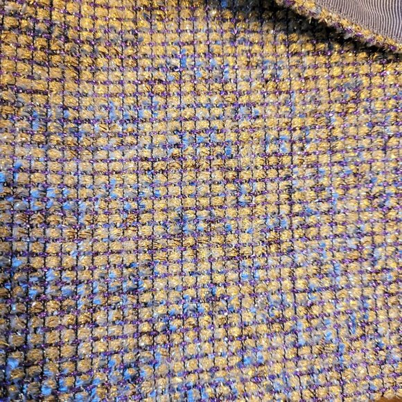 J. Crew Metallic Sparkle Tweed Zipper Skirt - Picture 8 of 11